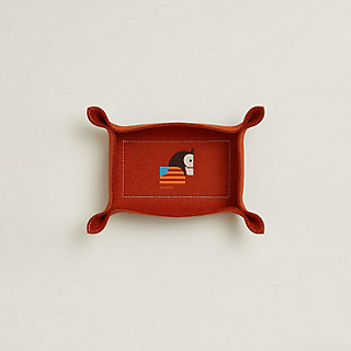 Animaux Blocks change tray - Blue | Hermès USA